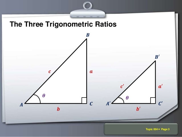 Trigonometric ratios