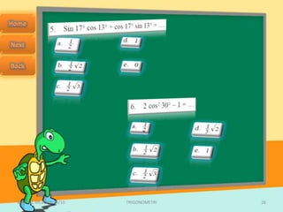 SMA N 1 MEJAYAN 09/10   TRIGONOMETRI   26
 