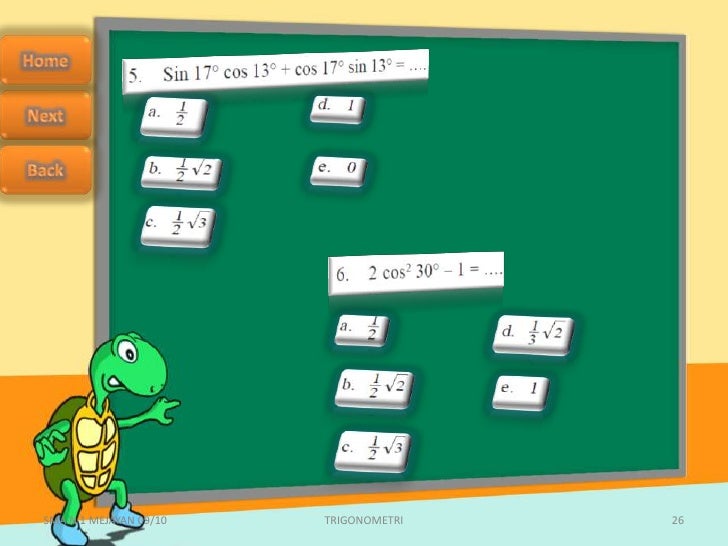 Contoh Soal Trigonometri Perkalian Sinus Dan Cosinus.Rumus 