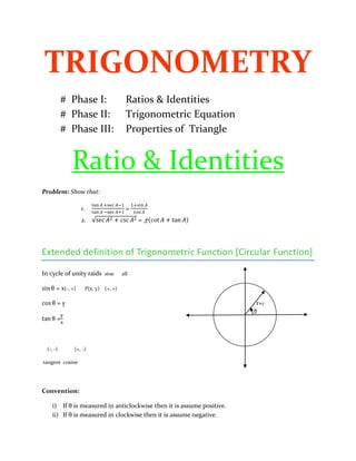Trigonometry | DOCX