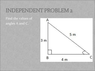 Find the values of
angles A and C.

 