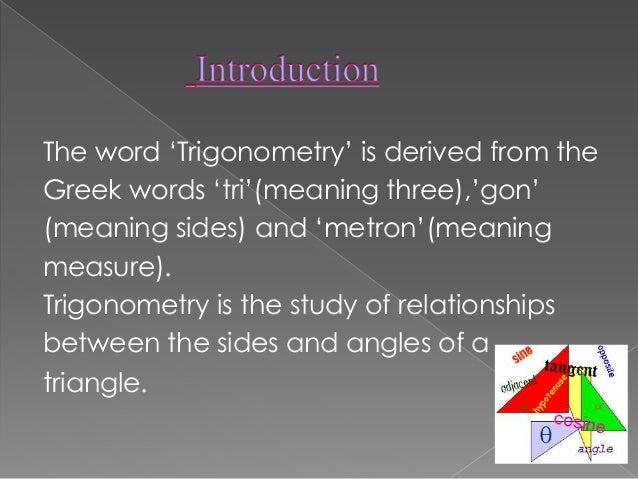 Trigonometry