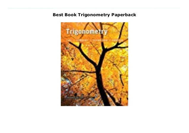 Best Book Trigonometry Paperback