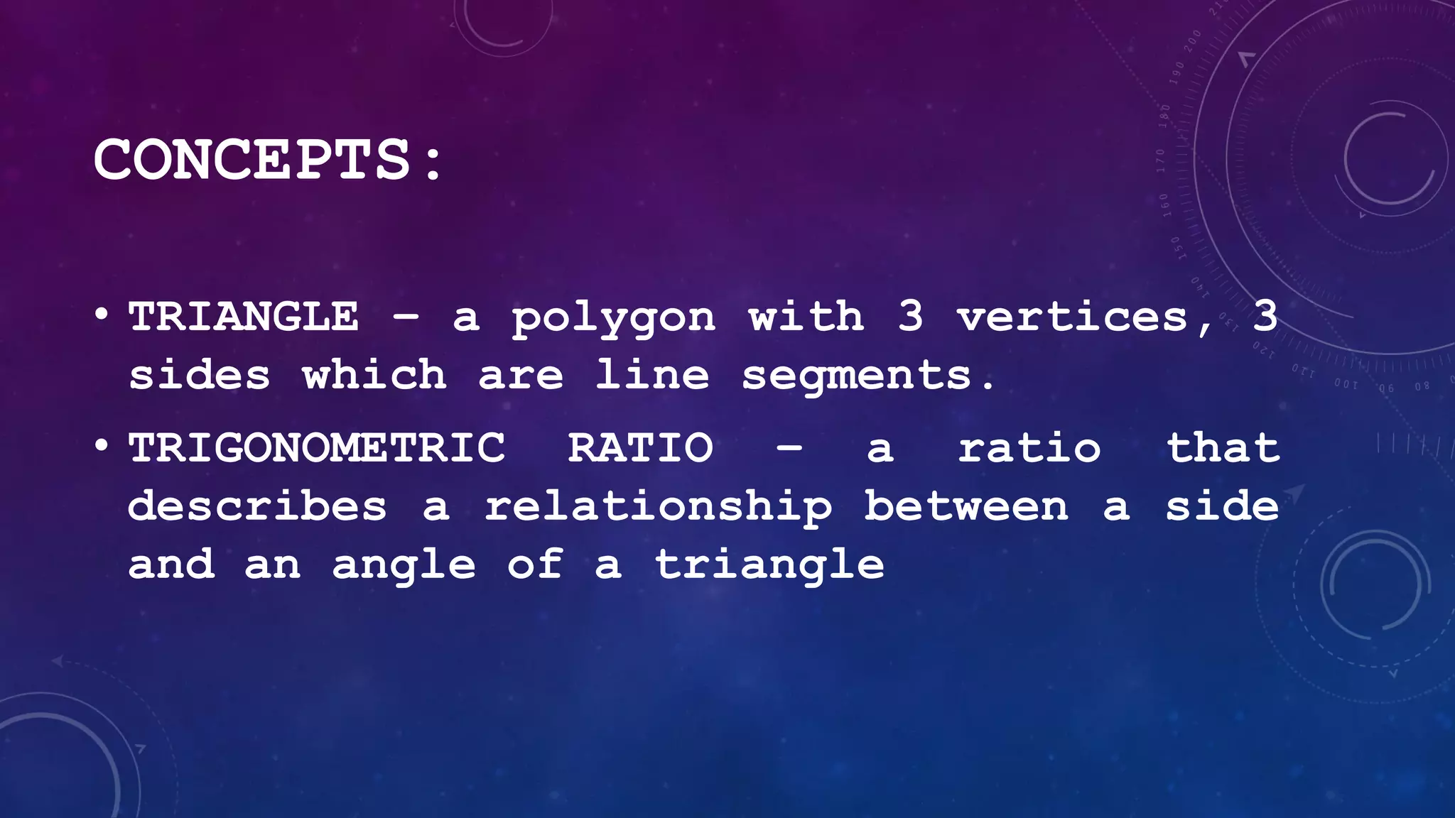 Trigonometry - The Six Trigonometric Ratios | PDF
