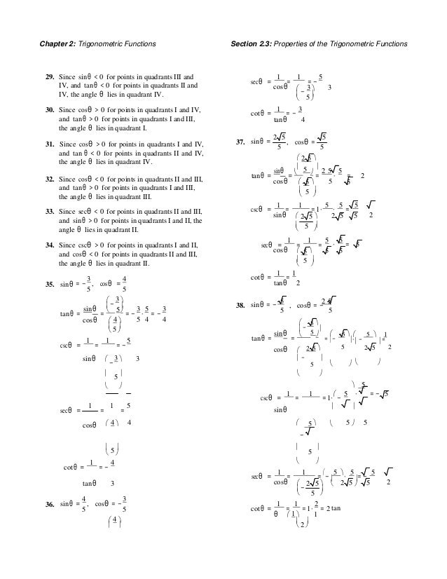 Trigonometry A Unit Circle Approach 10th Edition Sullivan Solutions M…