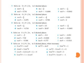 Trigonometry - SPA Program