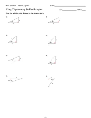 Free math worksheets kuta