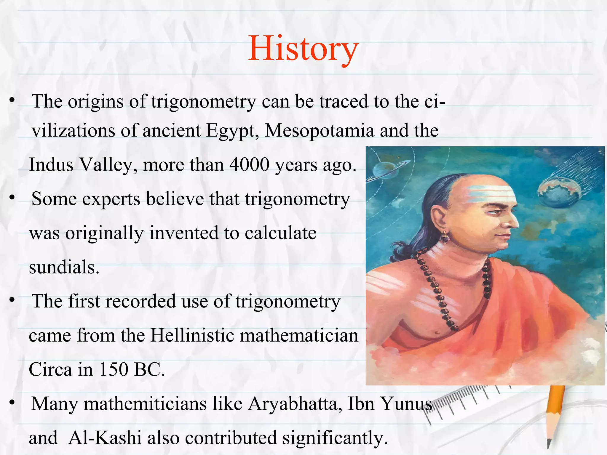 Trigonometry Presentation For Class 10 Students Ppt Trigonometry Presentation For Class 10 Students Ppt