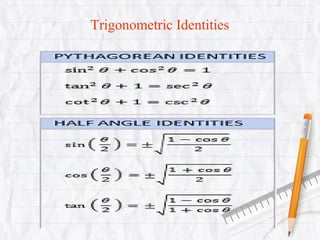 Trigonometry Presentation For Class 10 Students