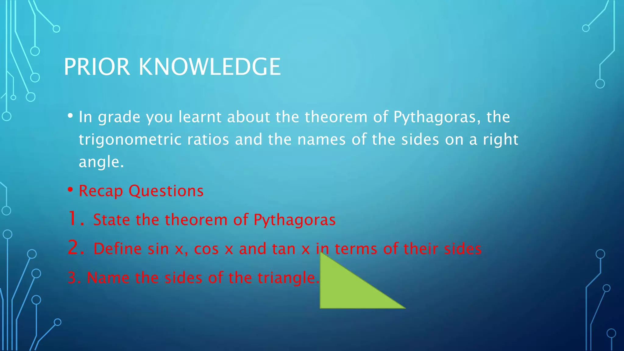 Trigonometry maths methodology | PPT