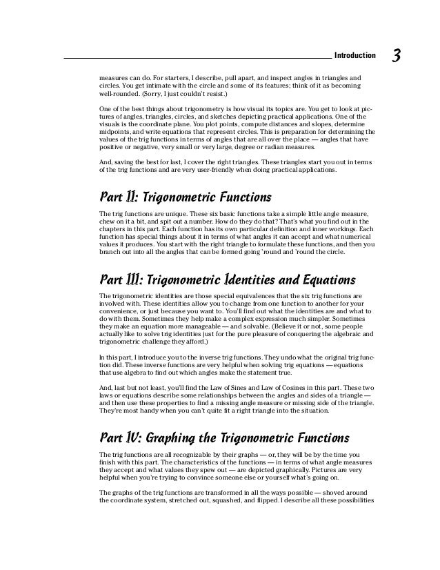 Trigonometry Workbook For Dummies M Sterling Wiley 05 Trigonometry Workbook For Dummies M Sterling Wiley 05