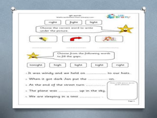 Trigraph 'igh' &amp; 'dge'