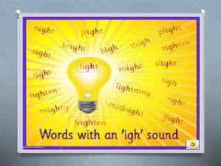 Trigraph 'igh' &amp; 'dge'