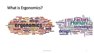 What is Ergonomics?
www.ergoway.ee 6
 