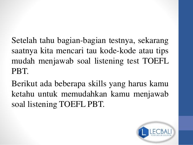 Good Soal Toefl Listening Comprehension Practice Test 1 And 2 Good Soal Toefl Listening Comprehension Practice Test 1 And 2