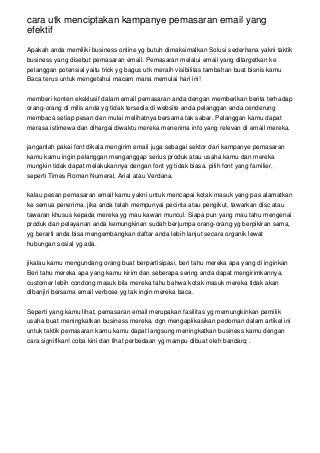 Menciptakan Kampanye Email Pemasaran Lokal yang Efektif: Menjangkau Pelanggan di Wilayah Anda