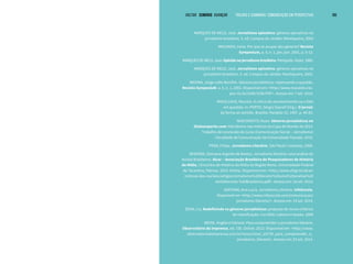 VOLTAR SUMÁRIO avançar Trilhas e Caminhos: Comunicação em Perspectiva 186
MARQUES DE MELO, José. Jornalismo opinativo: gêneros opinativos no
jornalismo brasileiro. 3. ed. Campos do Jordão: Mantiqueira, 2003
MACHADO, Irene. Por que se ocupar dos gêneros? Revista
Symposium, a. 5, n. 1, jan./jun. 2001, p. 5-13.
MARQUESDEMELO,José.Opiniãonojornalismobrasileiro.Petrópolis.Vozes.1985.
MARQUES DE MELO, José. Jornalismo opinativo: gêneros opinativos no
jornalismo brasileiro. 3. ed. Campos do Jordão: Mantiqueira, 2003.
MEDINA, Jorge Lellis Bomfim. Gêneros jornalísticos: repensando a questão.
Revista SymposiuM, a. 5, n. 1, 2001. Disponível em: <http://www.maxwell.vrac.
puc-rio.br/3196/3196.PDF>. Acesso em: 7 set. 2014.
MOUILLAUD, Maurice. A crítica do acontecimento ou o fato
em questão. In: PORTO, Sérgio Dayrell (Org.). O jornal:
da forma ao sentido. Brasília: Paralelo 15, 1997. p. 49-83.
NASCIMENTO, Ruan. Gêneros jornalísticos no
Globoesporte.com: hibridismo nas notícias da Copa do Mundo de 2014.
Trabalho de conclusão de curso (Comunicação Social – Jornalismo)
- Faculdade de Comunicação da Universidade Feevale. 2015.
PENA, Felipe. Jornalismo Literário. São Paulo: Contexto, 2006.
RESENDE, Geovana Argenta de Bastos. Jornalismo literário: uma análise da
revista Brasileiros. Alcar – Associação Brasileira de Pesquisadores de História
da Mídia, I Encontro de História da Mídia da Região Norte, Universidade Federal
do Tocantins, Palmas, 2010. Online. Disponível em: <http://www.ufrgs.br/alcar/
noticias-dos-nucleos/artigos/Jornalismo%20literario%20uma%20analise%20
da%20revista %20Brasileiros.pdf>. Acesso em: 18 set. 2014.
SANTANA, Ana Lucia. Jornalismo Literário. InfoEscola.
Disponível em <http://www.infoescola.com/comunicacao/
jornalismo-literario/>. Acesso em: 19 set. 2014.
SEIXA, Lia. Redefinindo os gêneros jornalísticos: proposta de novos critérios
de classificação. Corvilhã: Labcom e-books. 2009
WEISE, Angélica Fabiane. Para compreender o jornalismo literário.
Observatório da Imprensa, ed. 730. Online. 2013. Disponível em: <http://www.
observatoriodaimprensa.com.br/news/view/_ed730_para_compreender_o_
jornalismo_literario>. Acesso em: 23 set. 2014.
 