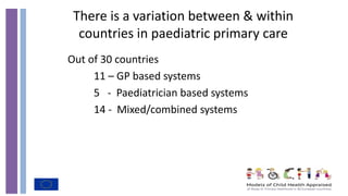 Patient summaries in Paediatric Emergencies: Policy, Standards, Prospects: Joint MOCHA - Trillium Workshop at MIE2018