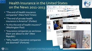 2015: Private health insurance:
growing global market of 1 trillion€
• Private health insurance [124bn€ in 2015, from 0.01...