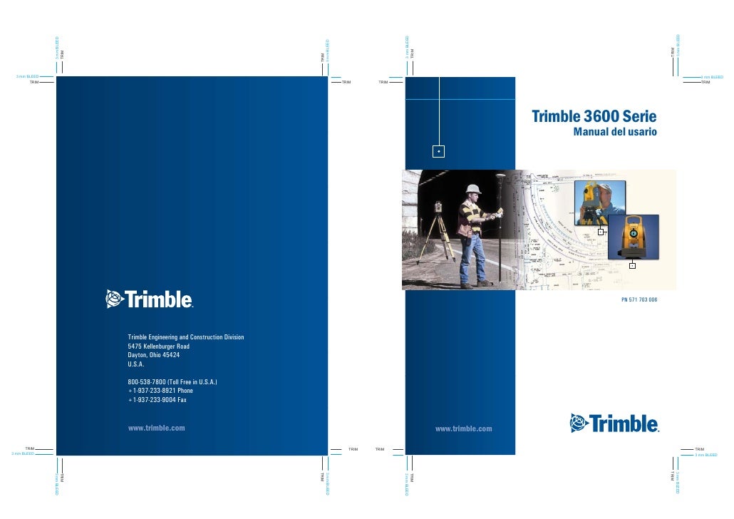Инструкция trimble 3600 series
