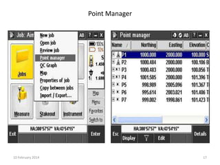 Point Manager

10 February 2014

17

 