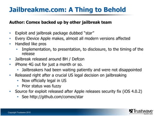 But this is just how I do adoration and idolizationInternets have loads of tech details for learningPatience!Gotta wade through lots of fanboi noise to find the good stuffJB teams have cool info on wikis, but it’s not always up to dateGithub!!! Jailbreak-team stalker’s paradise!