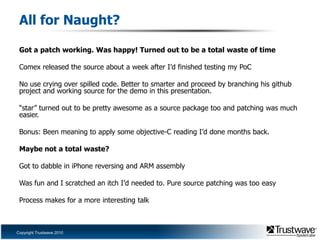 Jailbreak released around BH / Defcon