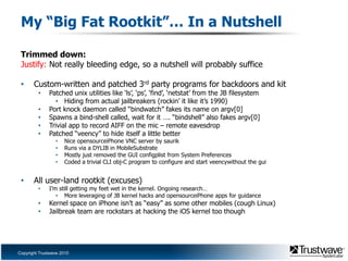 … continued: Exploit ARM Code* extract from comex/star source