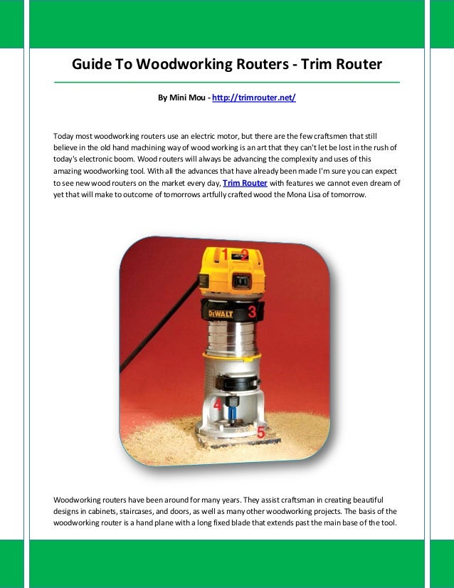 Router Miter Trimmer Plans Download