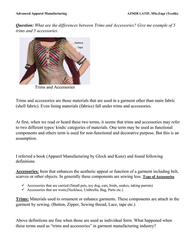 Trims and Accessories PDF