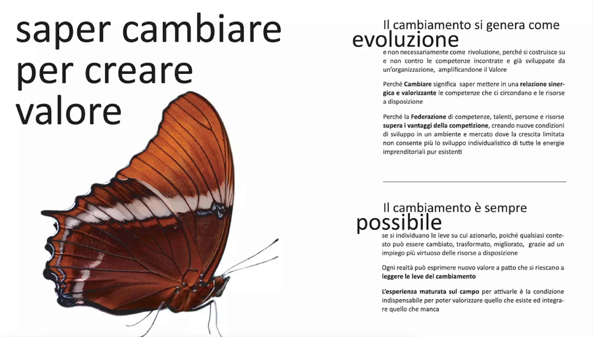 Sergio Trinchero "Gestire per cambiare"