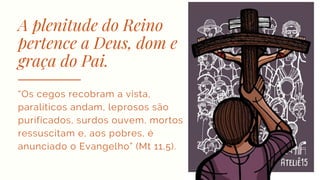 Sunny Coffee Cafe | Branding Guidelines 2020
A plenitude do Reino
pertence a Deus, dom e
graça do Pai.
Correct logo usage with illustrative examples
“Os cegos recobram a vista,
paralíticos andam, leprosos são
purificados, surdos ouvem, mortos
ressuscitam e, aos pobres, é
anunciado o Evangelho” (Mt 11,5).
 