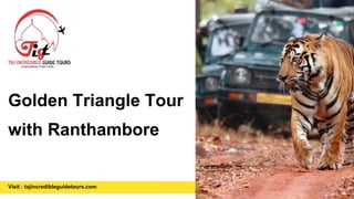 Golden Triangle Tour
with Ranthambore
Visit : tajincredibleguidetours.com
 
