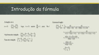 Introdução da fórmula
 