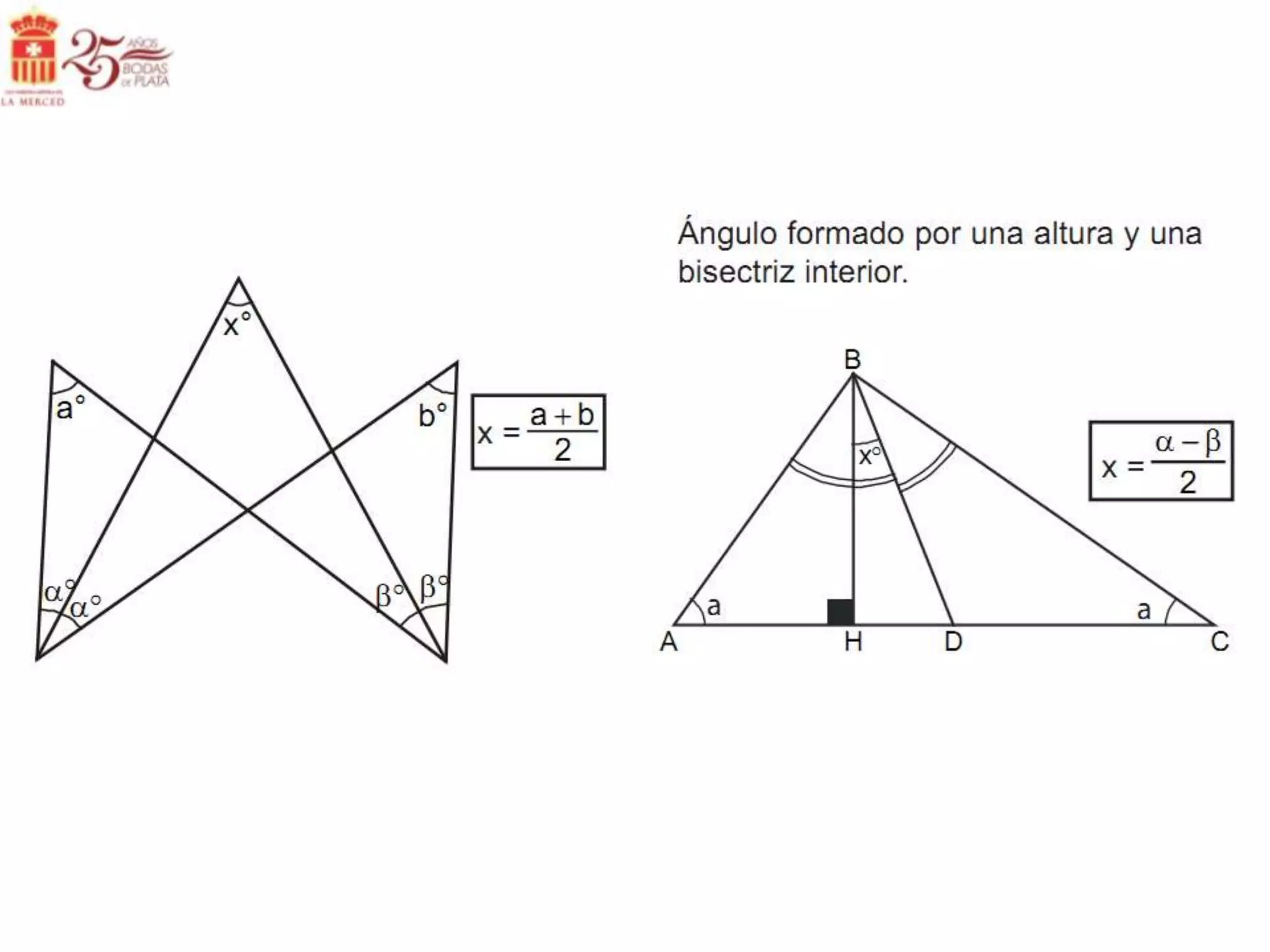 Triángulos ii lineas notables