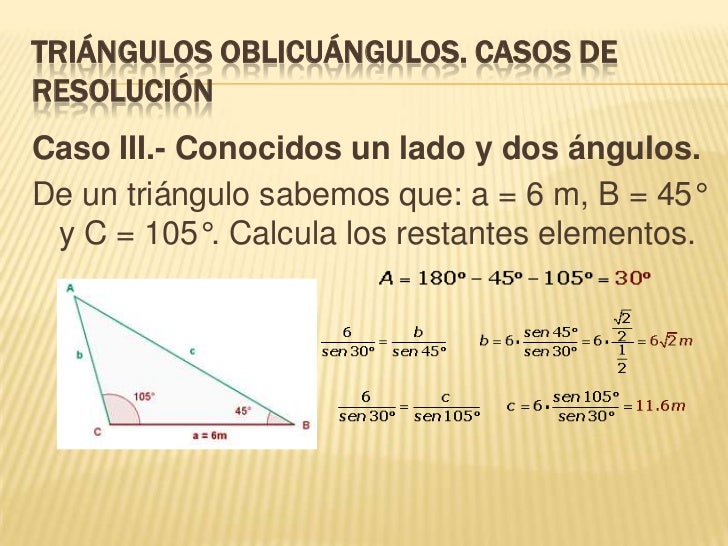 TriáNgulos OblicuáNgulos