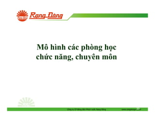 Mô hình các phòng h c
ch c năng, chuyên môn

Công ty CP Bóng èn Phích nư c R ng

ông

33
www.rangdongvn.com

 