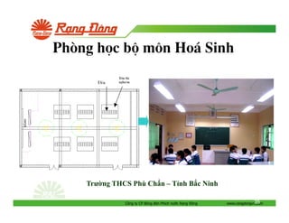 Phßng häc bé m«n Ho¸ Sinh

Trư ng THCS Phù Ch n – T nh B c Ninh
Công ty CP Bóng èn Phích nư c R ng

ông

35
www.rangdongvn.com

 