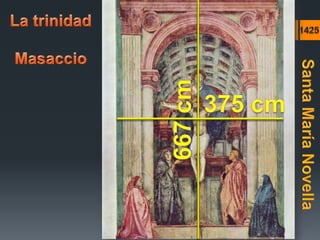 La trinidad 1425 Masaccio 375 cm 667 cm Santa María Novella 
