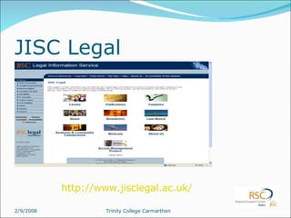 JISC Legal http://www.jisclegal.ac.uk/   