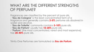 Trinity One Perfumes International Business Presentation 