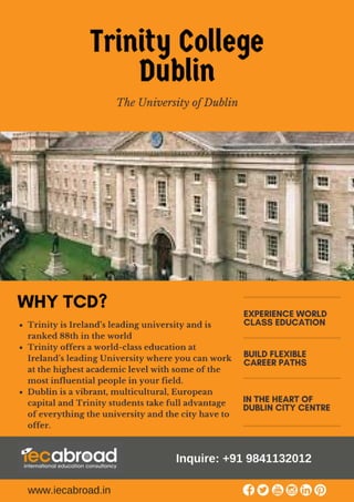 Want to study in Ireland?