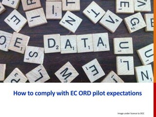 EUDAT services
EUDAT offers a pan-European
solution, providing a generic
set of services to ensure
minimum level of
interoperability
Building common data services
in close collaboration with 25+
communities
www.eudat.eu
 