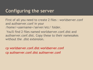 Trinity Server TrinityCore server install guide | PDF
