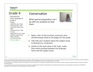 grade 4 trinity