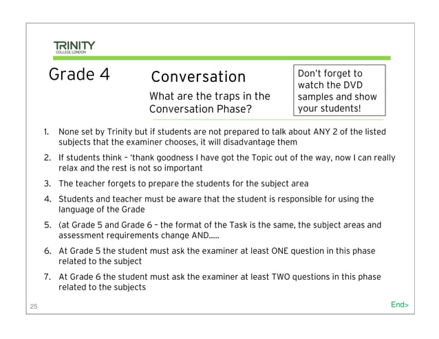 Trinitygrade4example explanation | PPT