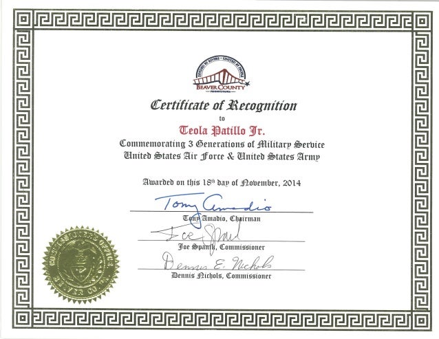 trinity kings world leadership receives certificate of recognition f leadership certificate