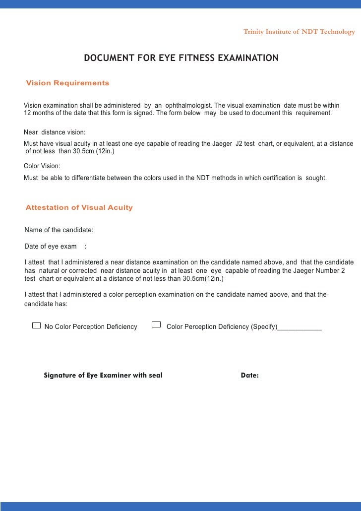 Trinity N D T Training Brochure