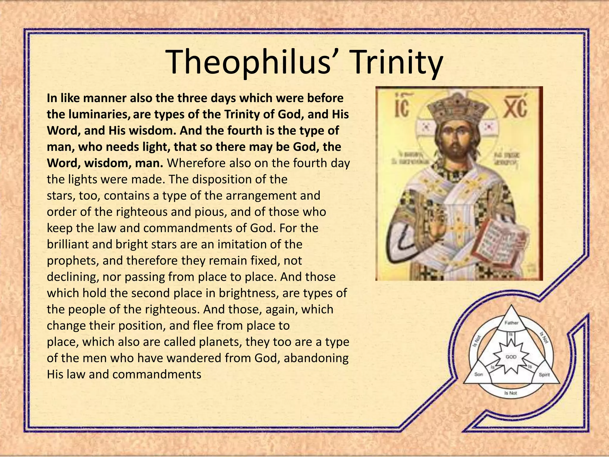 Trinity Presentation 2nd Century