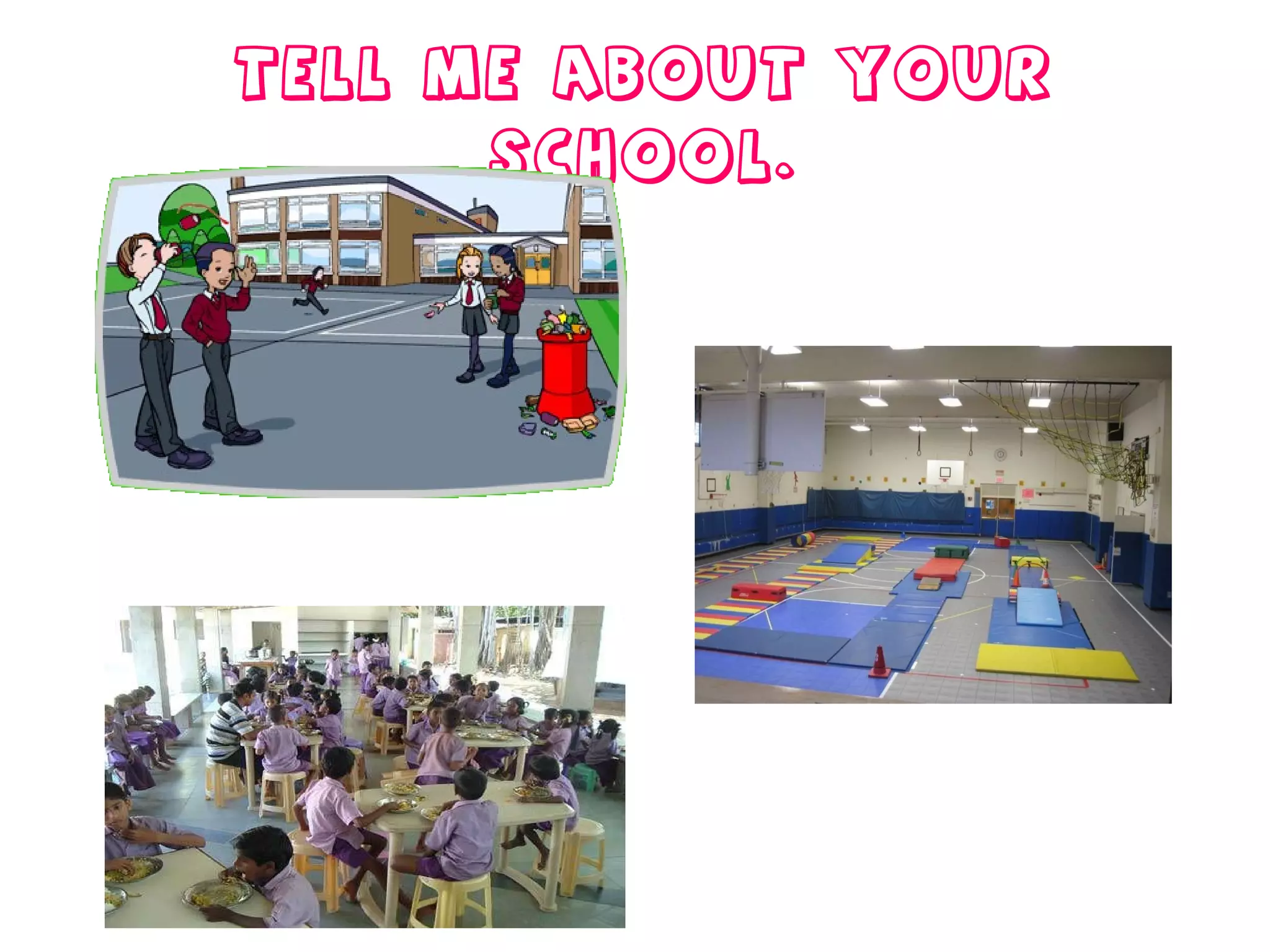 Tell me about your school. 